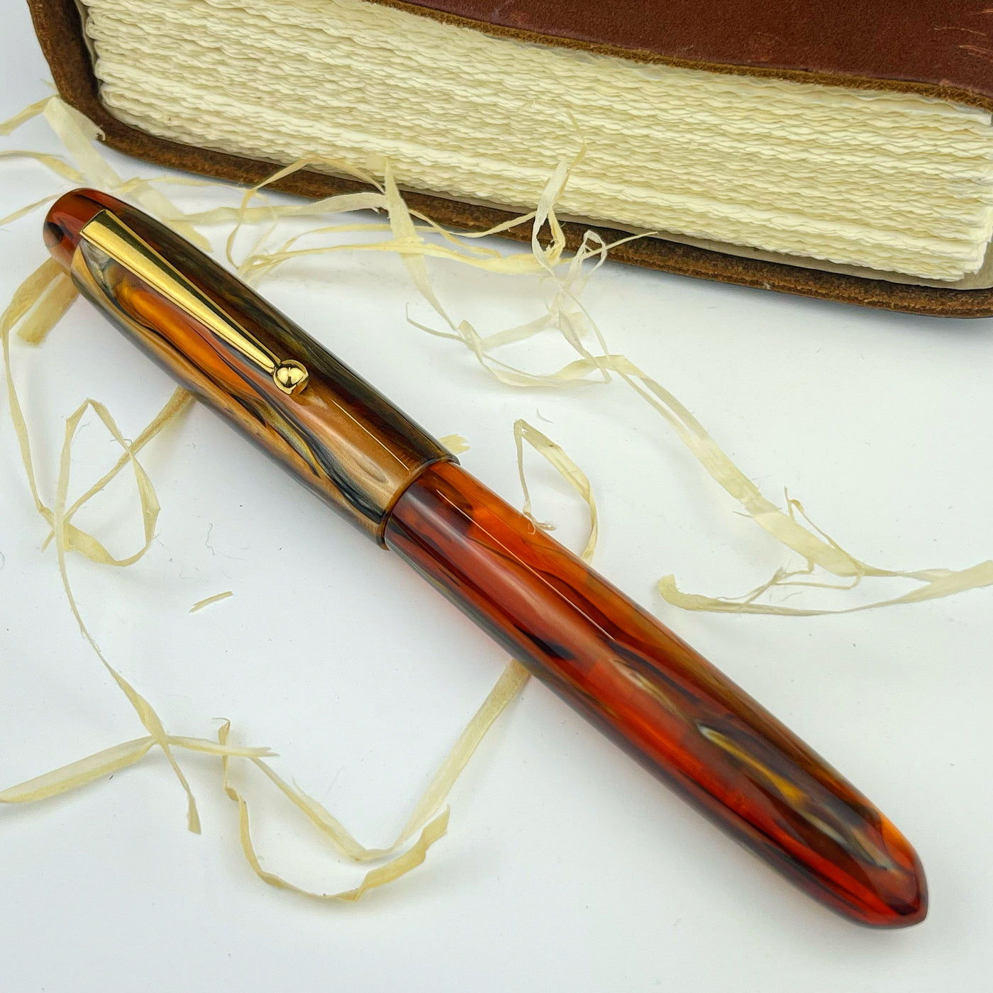 Edison Collier Fountain Pen - Antique Marble