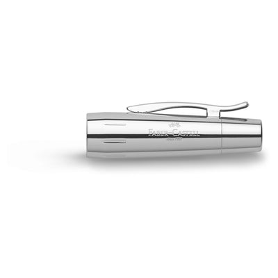 Faber-Castell E-Motion Fountain Pen - Wood w/ Chrome | Atlas Stationers.