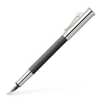 Graf von Faber-Castell Guilloche Fountain Pen - Anthracite