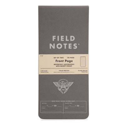 Field Notes Reporter's Notebooks, College Ruled, 2-Pack, 70 Page Memo Book | Atlas Stationers.