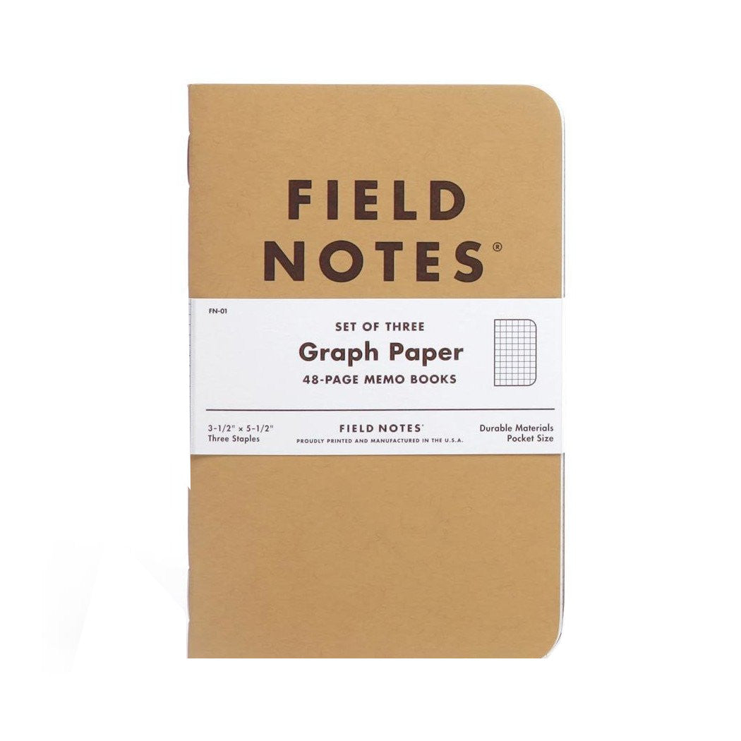 Field Notes Original Graph 3-Pack | Atlas Stationers.