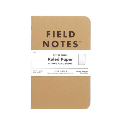 Field Notes Original Ruled 3-Pack | Atlas Stationers.