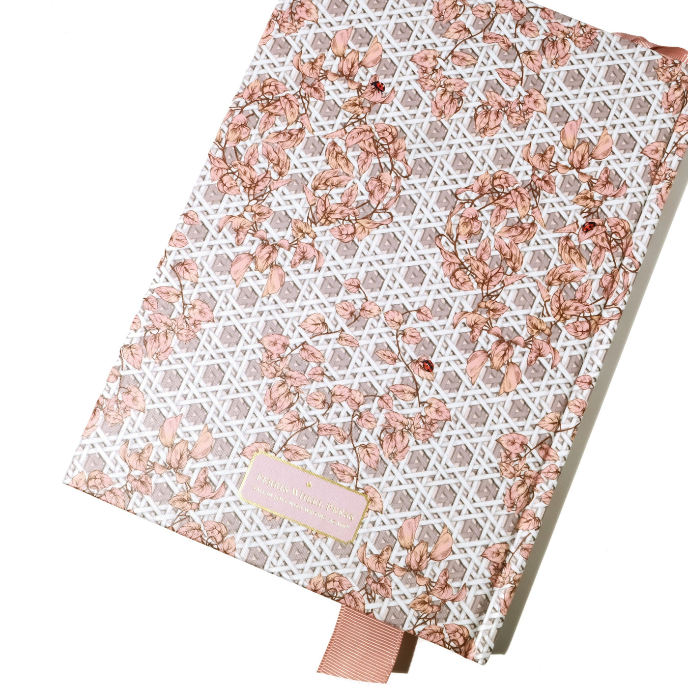 Ferris Wheel Press A5 Sketchbook in Rattan - Pink | Atlas Stationers.