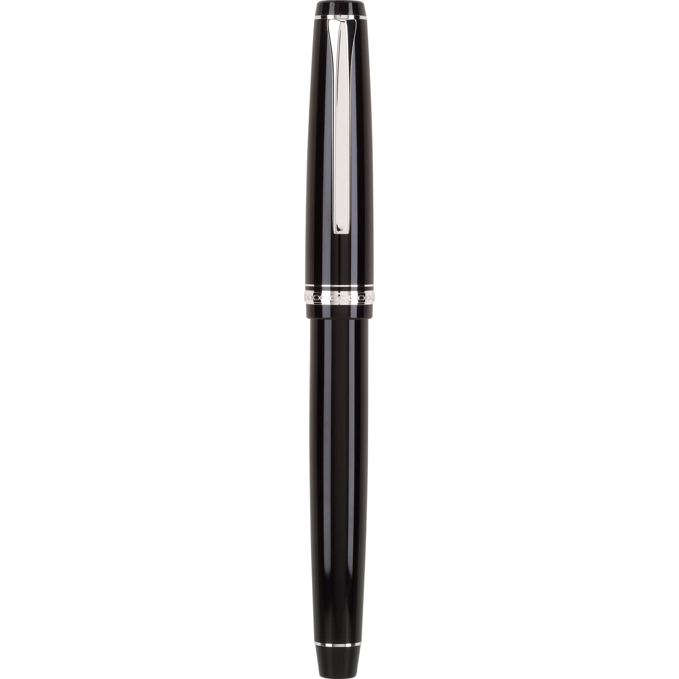 Pilot Falcon Fountain Pen - Black with Rhodium Trim | Atlas Stationers.