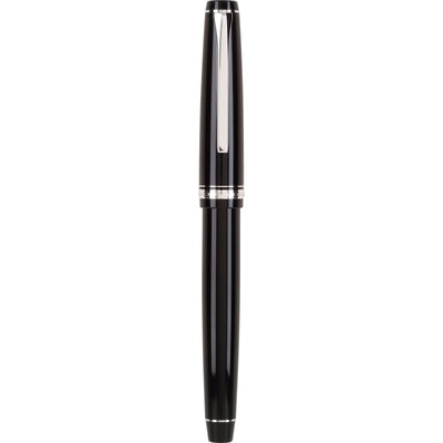 Pilot Falcon Fountain Pen - Black with Rhodium Trim | Atlas Stationers.