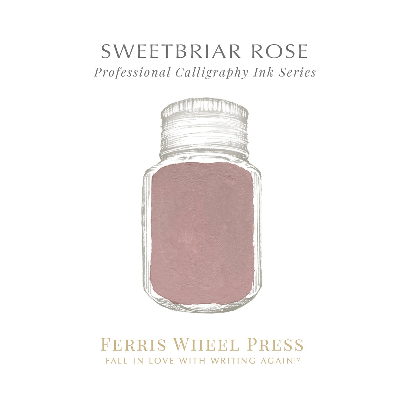 Ferris Wheel Press Sweet Briar Rose - 28ml Calligraphy Bottled Ink