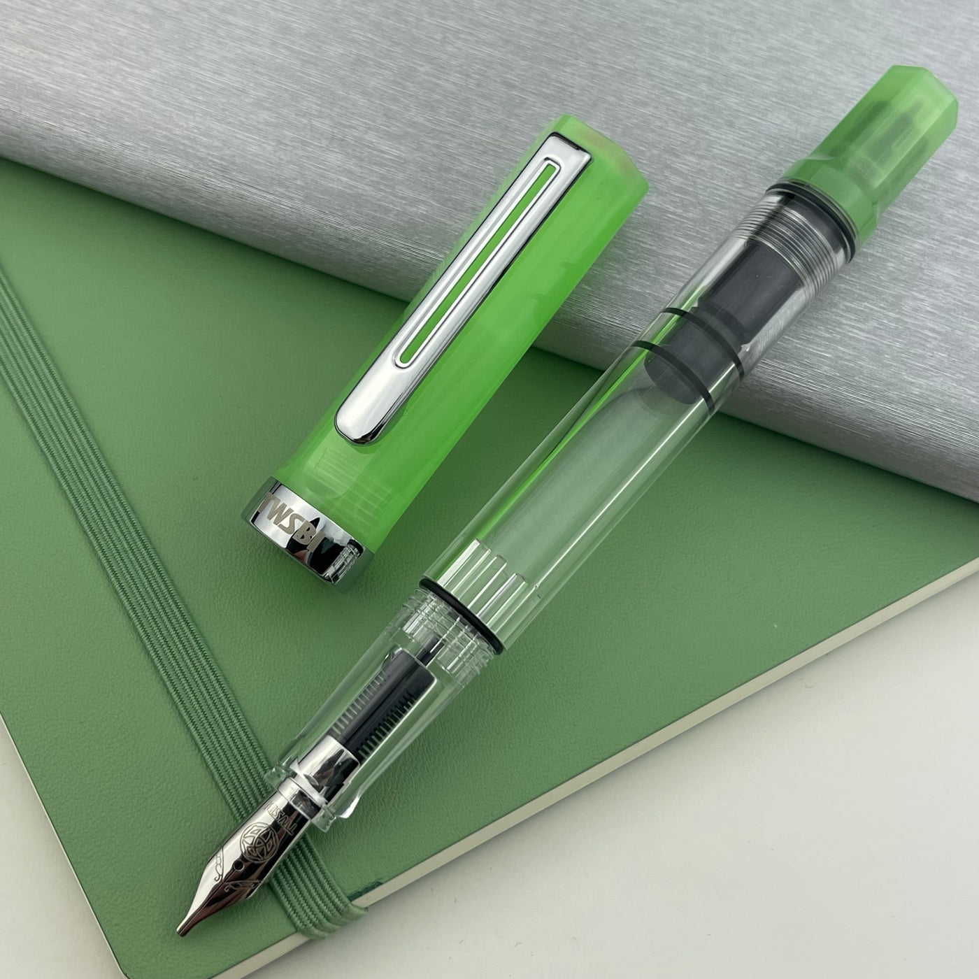 TWSBI Eco Fountain Pen - Glow Green | Atlas Stationers.