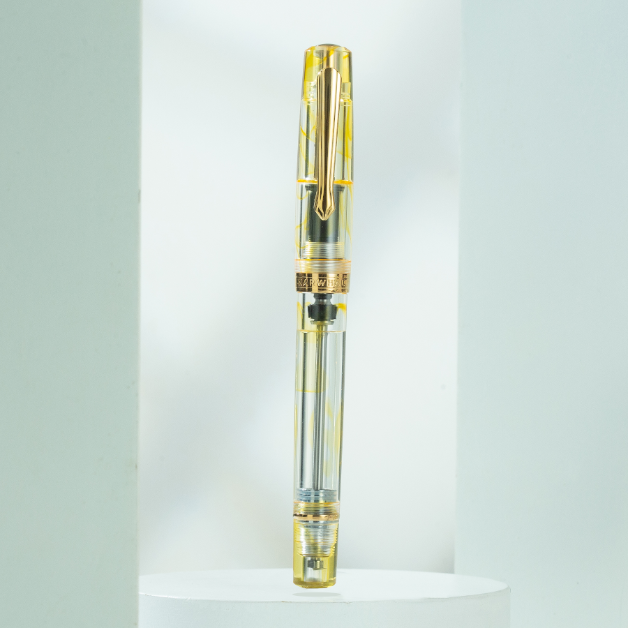 Nahvalur (Narwhal) Original Plus Fountain Pen - Gold Ocellatus | Atlas Stationers.