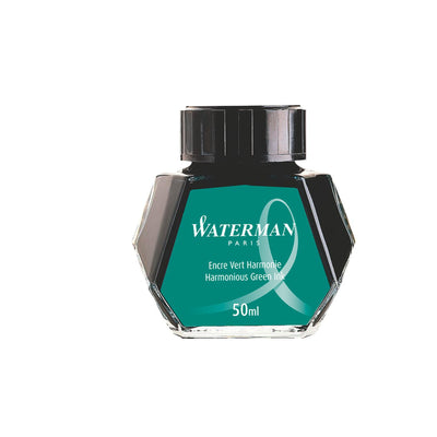 Waterman Harmonious Green - 50ml Bottled Ink | Atlas Stationers.