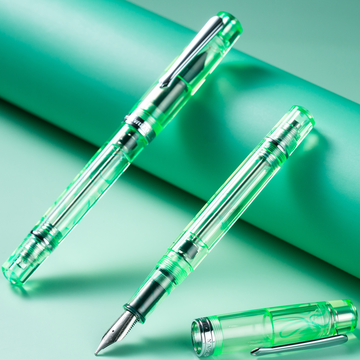 Nahvalur (Narwhal) Original Plus Fountain Pen - Altifrons Green | Atlas Stationers.