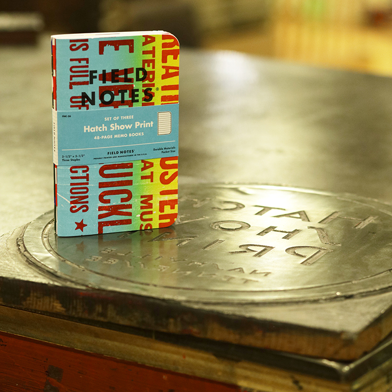 Field Notes Quarterly Edition - Hatch Show Print (Special Edition) | Atlas Stationers.