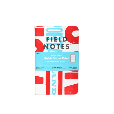 Field Notes Quarterly Edition - Hatch Show Print (Special Edition) | Atlas Stationers.