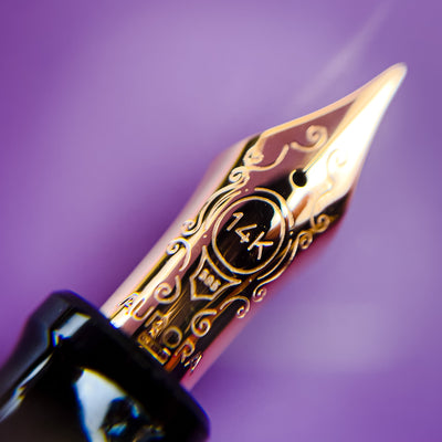 Aurora Optima Auroloide Fountain Pen - Viola | Atlas Stationers.