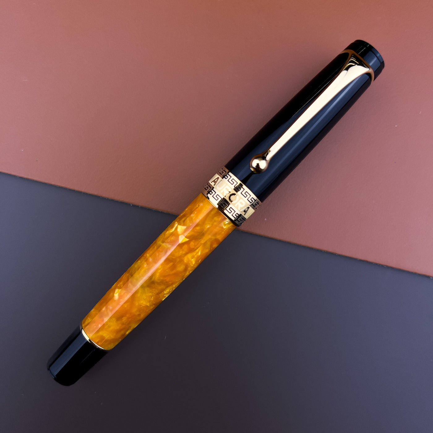 Aurora Optima Fountain Pen - O' Sole Mio | Atlas Stationers.