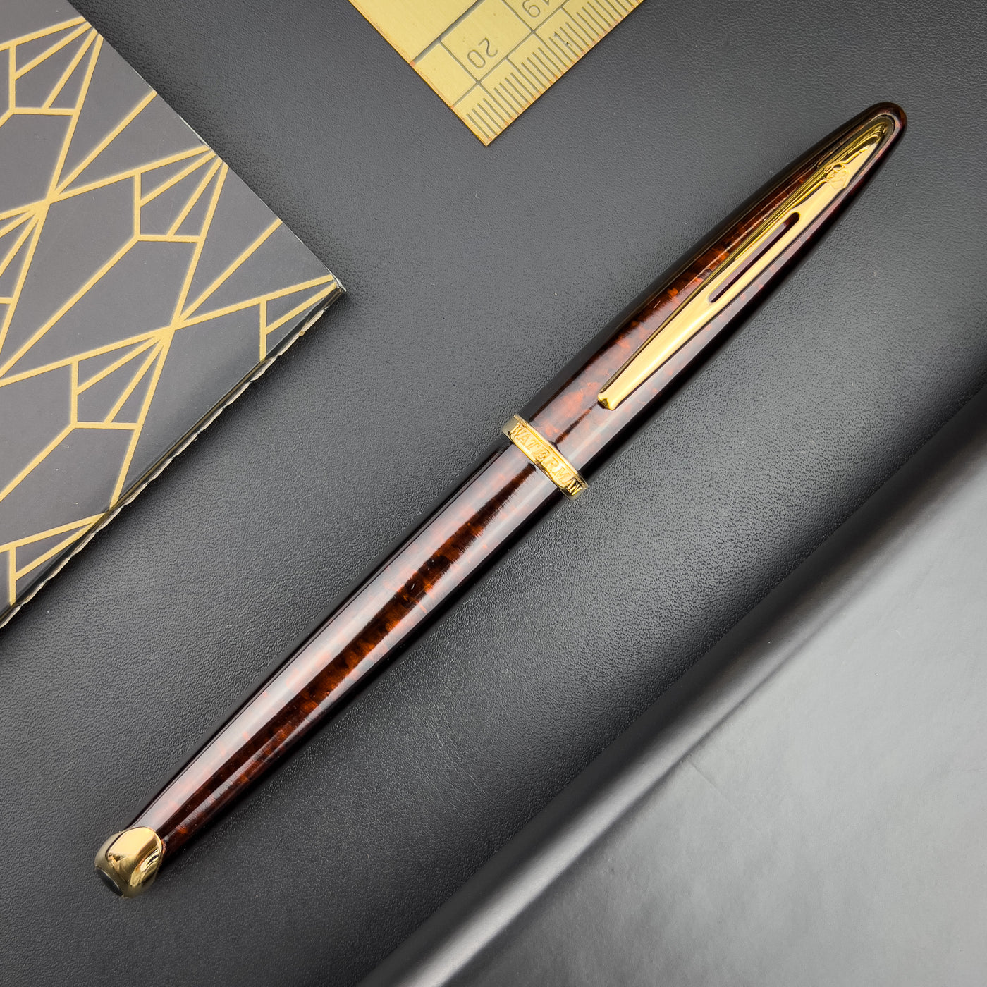 Waterman Carene Fountain Pen - Amber | Atlas Stationers.