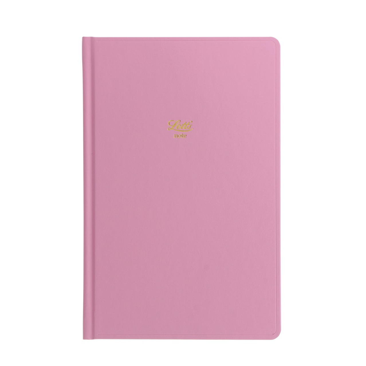 Letts Icon Hardcover Notebook - 5 1/8" x 7 7/8" - Ruled - Pink | Atlas Stationers.