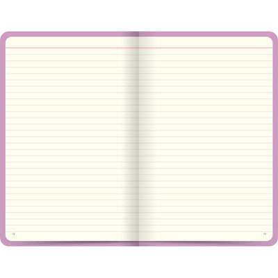 Letts Icon Hardcover Notebook - 5 1/8" x 7 7/8" - Ruled - Pink | Atlas Stationers.