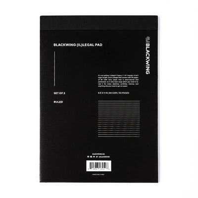 Blackwing Illegal Pad - Ruled - 2/pk | Atlas Stationers.