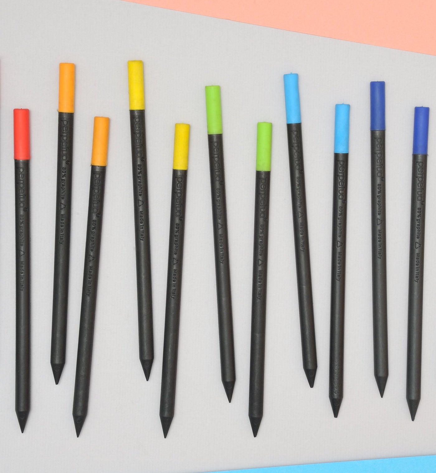 Perpetua Recycled Graphite Pencil - Orange | Atlas Stationers.