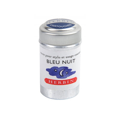 Herbink Ink Cartridges - Bleu Nuit | Atlas Stationers.