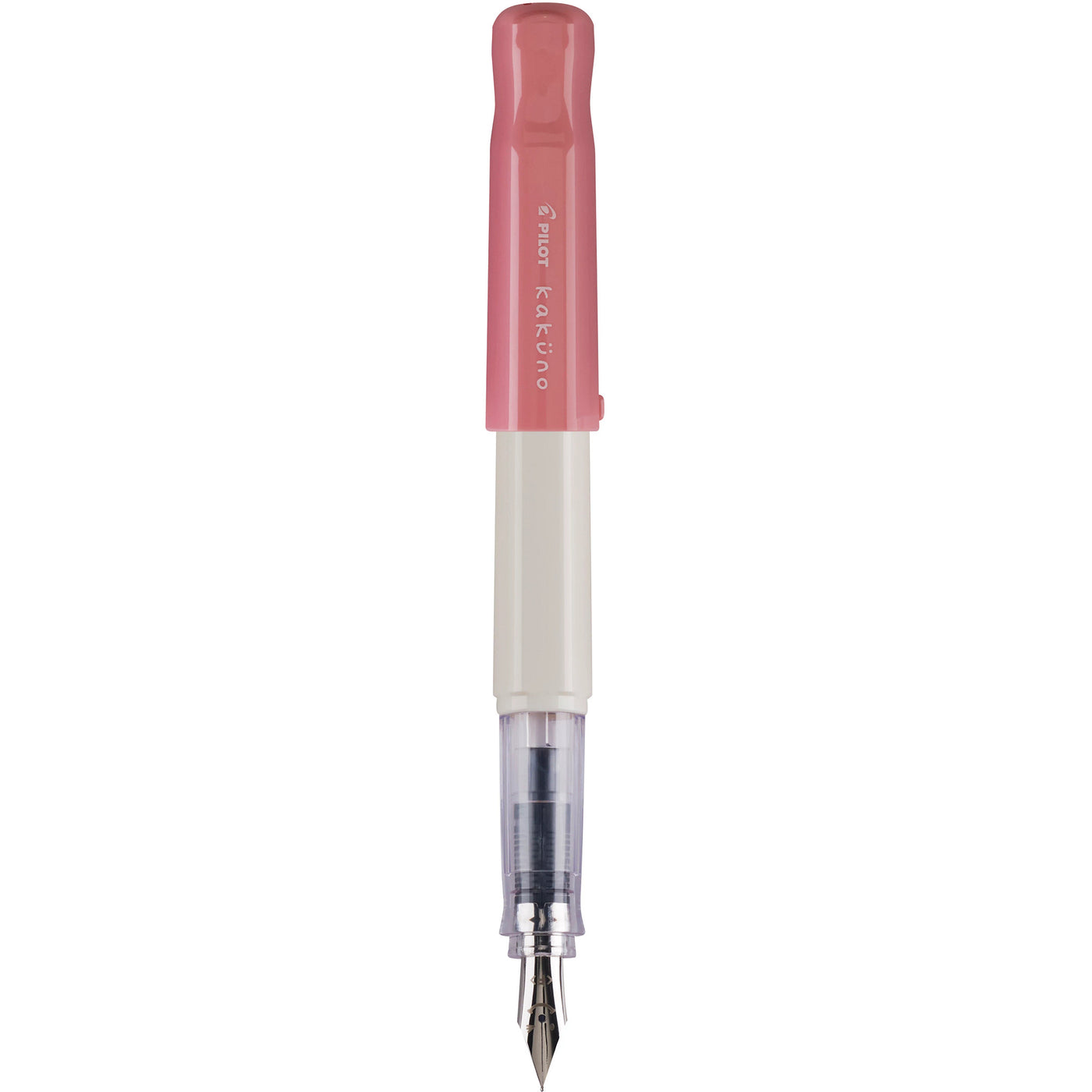 Pilot Kakuno Fountain Pen - White & Pink | Atlas Stationers.