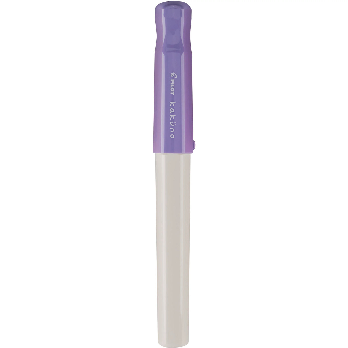 Pilot Kakuno Fountain Pen - White & Purple | Atlas Stationers.