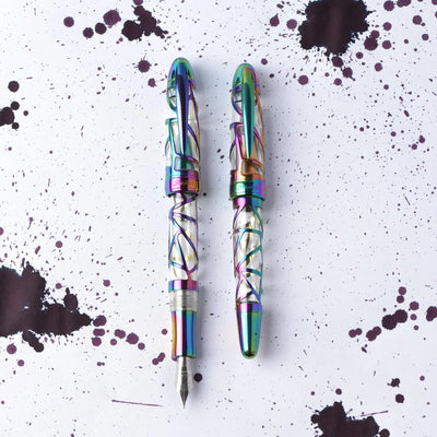 Laban Skeleton Fountain Pen - Rainbow | Atlas Stationers.