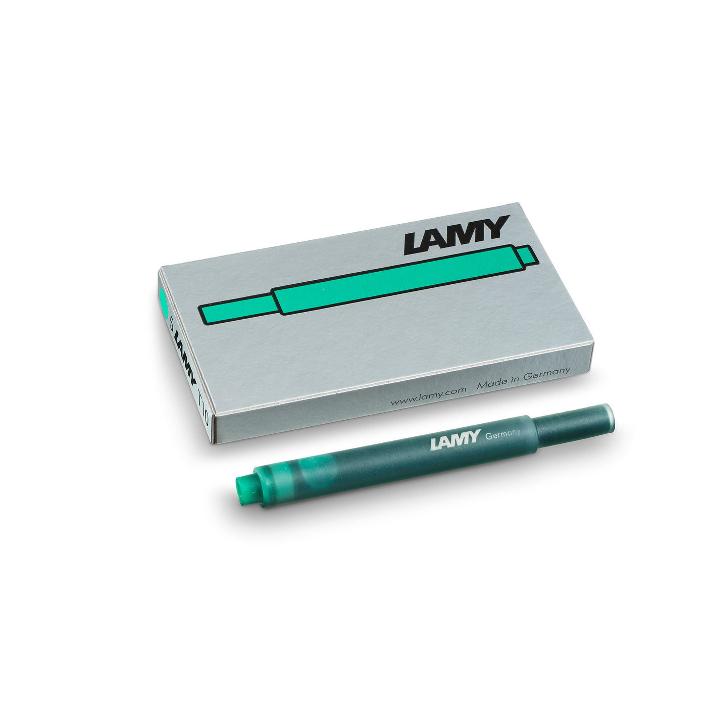 Lamy T10 Ink Cartridges - Green | Atlas Stationers.