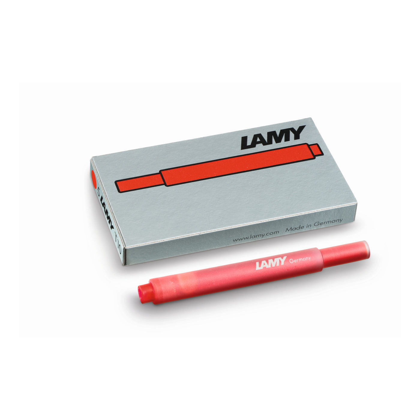 Lamy T10 Ink Cartridges - Red | Atlas Stationers.