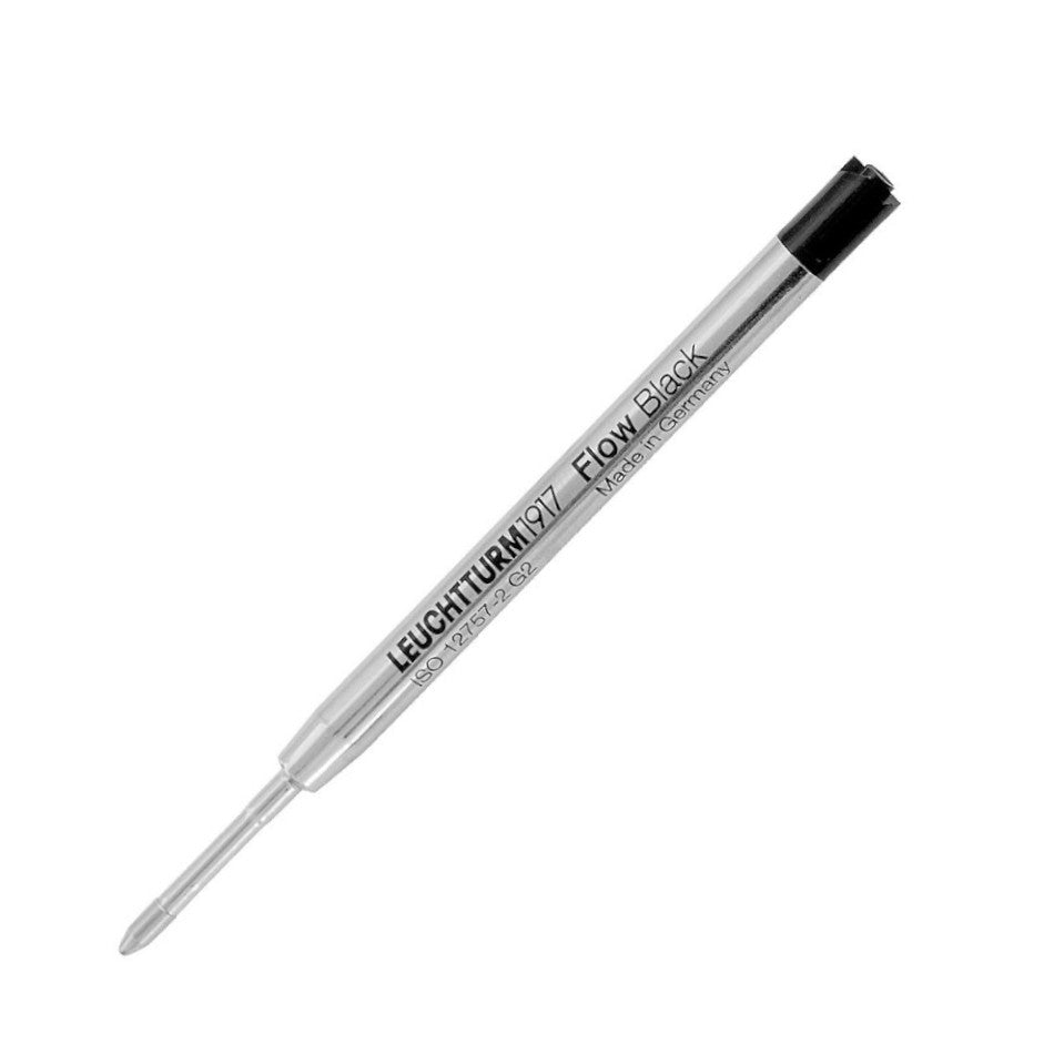 Leuchtturm Ballpoint Pen Refill - Black (Pack of 2) | Atlas Stationers.