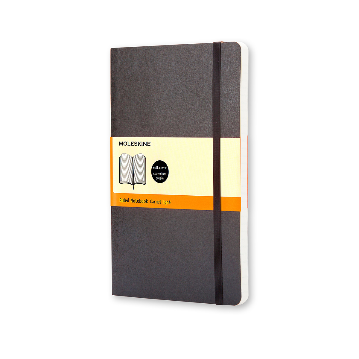 Moleskine Large Classic Soft Cover Notebook - Black - Ruled | Atlas Stationers.