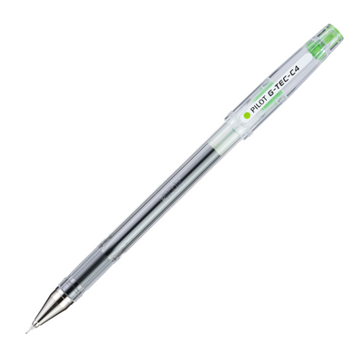 Pilot G-Tec C Gel Pen - Lime | Atlas Stationers.