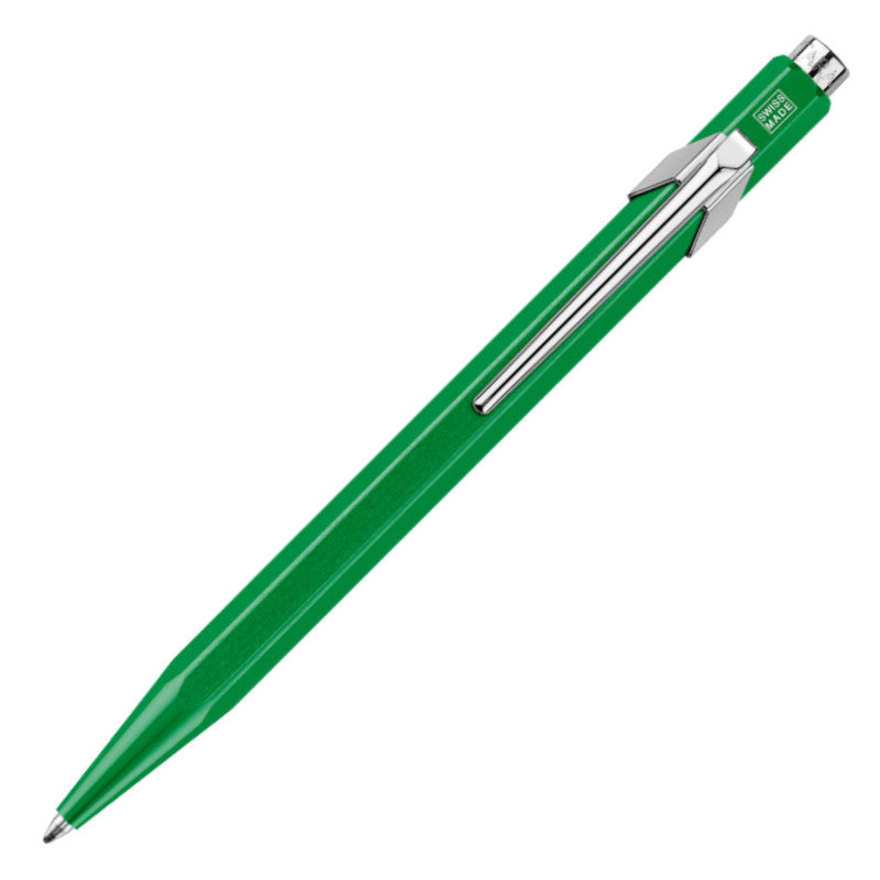 Caran d'Ache 849 Metal Ballpoint Pen - Green | Atlas Stationers.