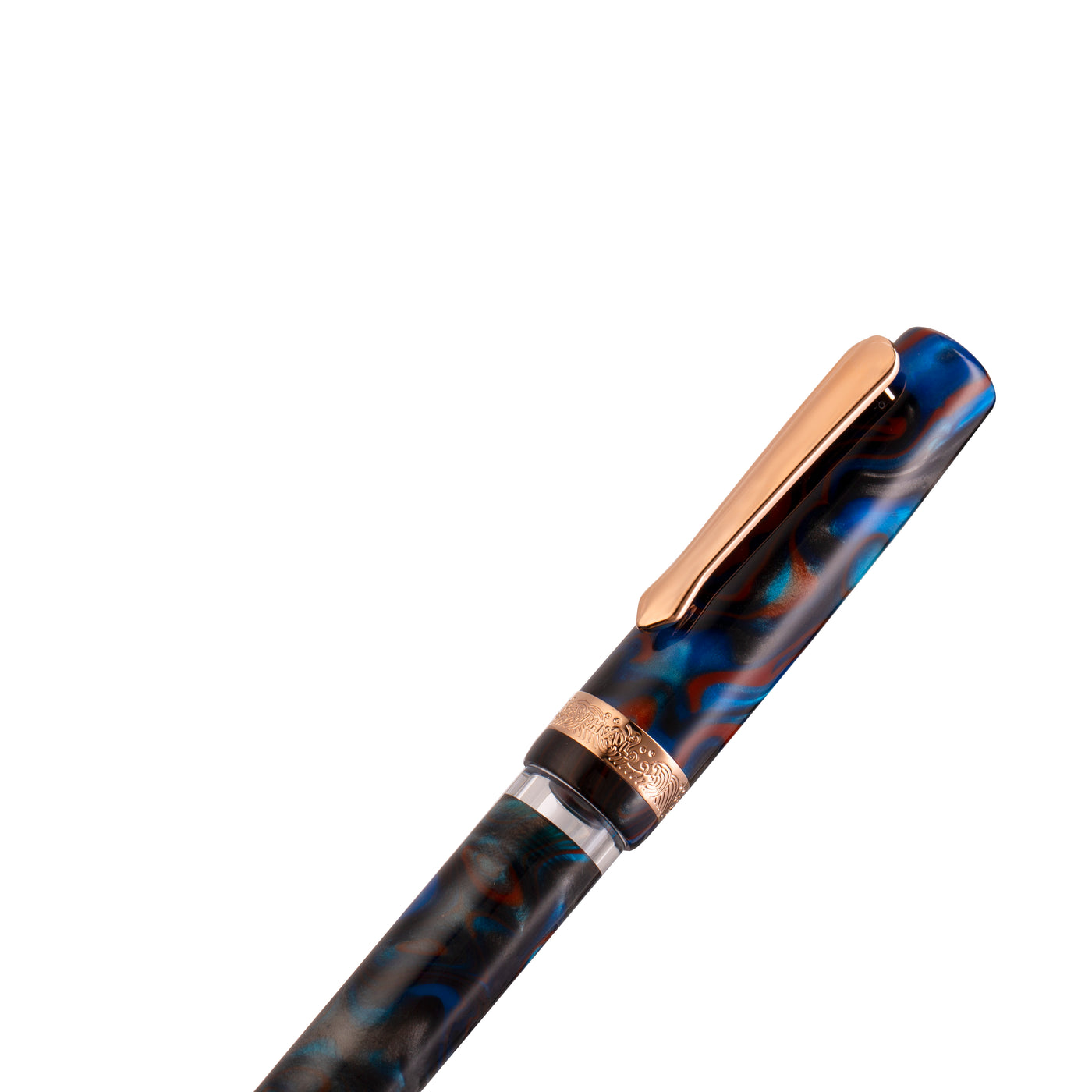 Nahvalur (Narwhal) Schuylkill Fountain Pen - Dragonet Sapphire | Atlas Stationers.