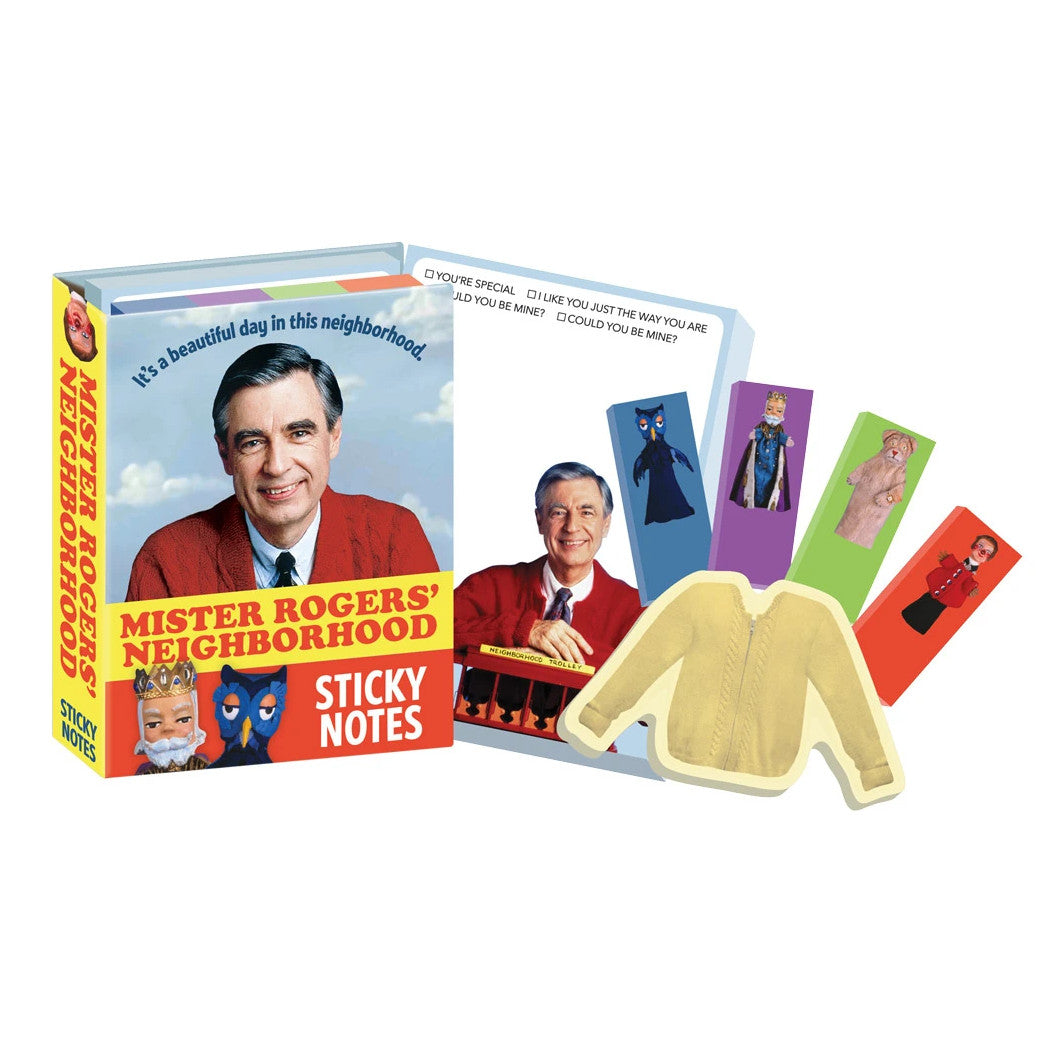 Mister Rogers Sticky Notes | Atlas Stationers.