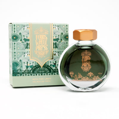 Ferris Wheel Press 38ml bottled Ink - Moss Park Green | Atlas Stationers.