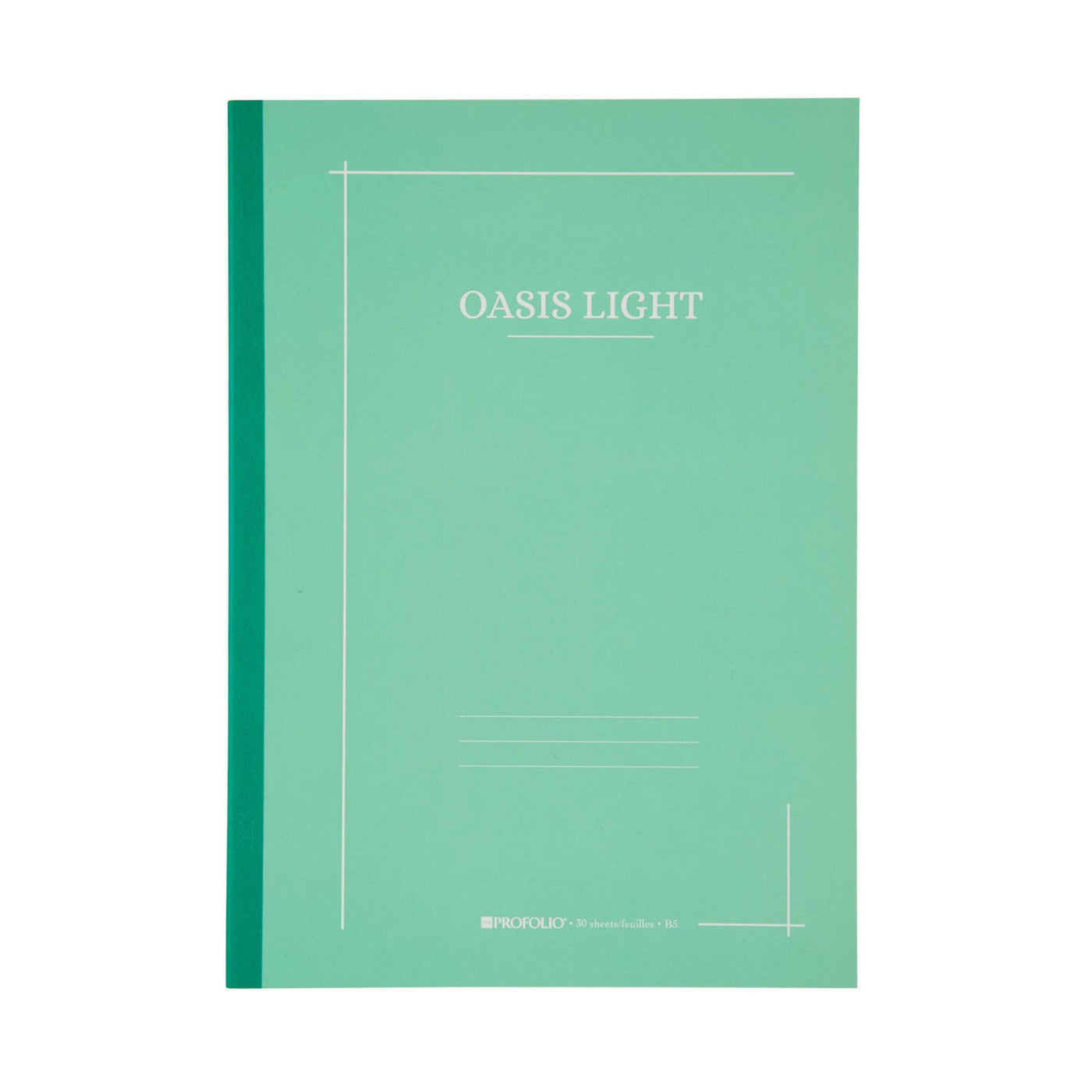 Itoya Oasis Light B5 Notebook - Mint | Atlas Stationers.