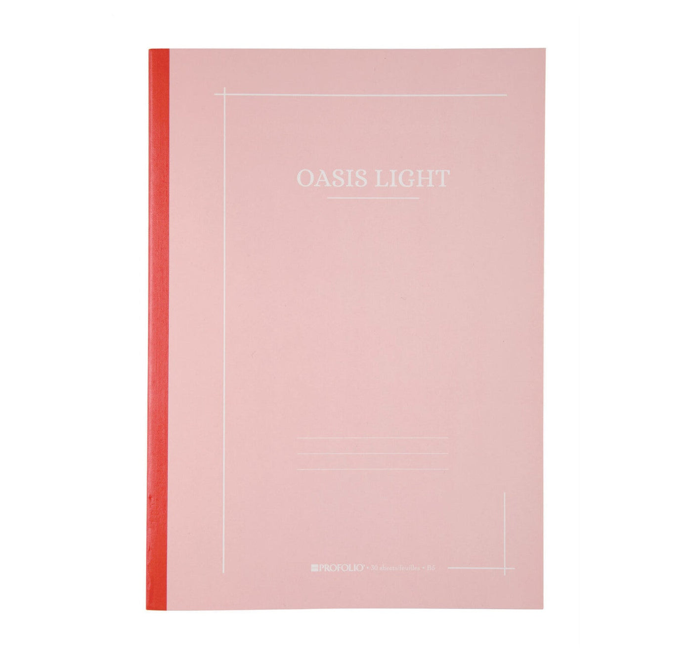 Itoya Oasis Light B5 Notebook - Rose | Atlas Stationers.