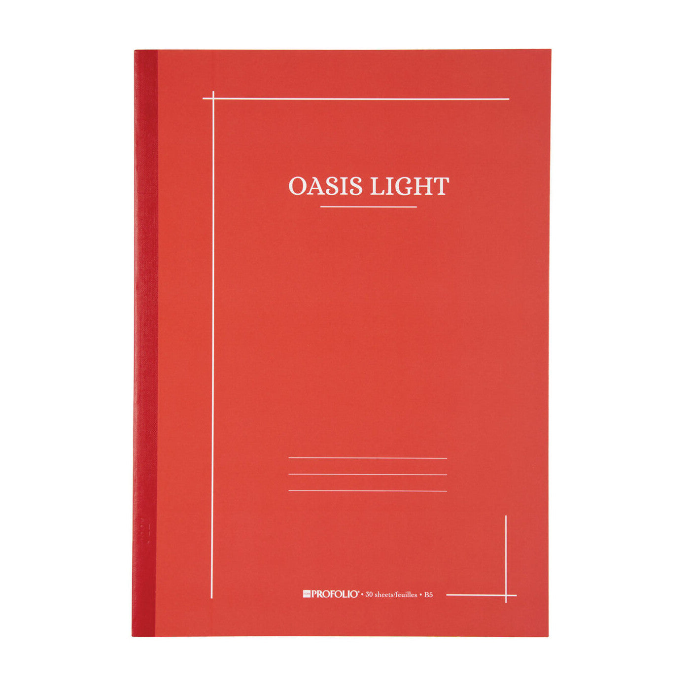 Itoya Oasis Light B5 Notebook - Tomato | Atlas Stationers.