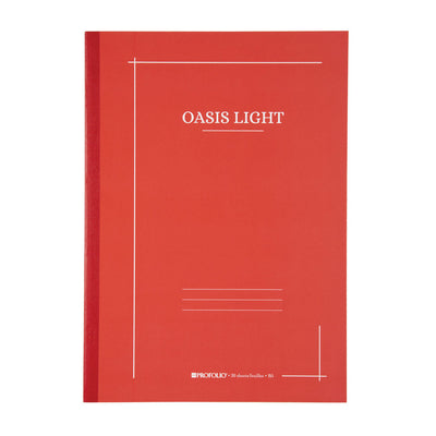 Itoya Oasis Light B5 Notebook - Tomato | Atlas Stationers.