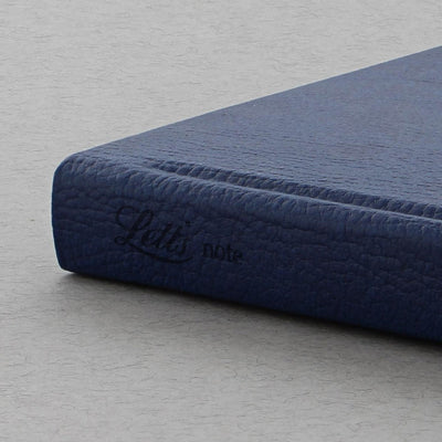 Letts Origins Hardcover Notebook - 5 1/8" x 7 7/8" - Dot Grid - Navy | Atlas Stationers.