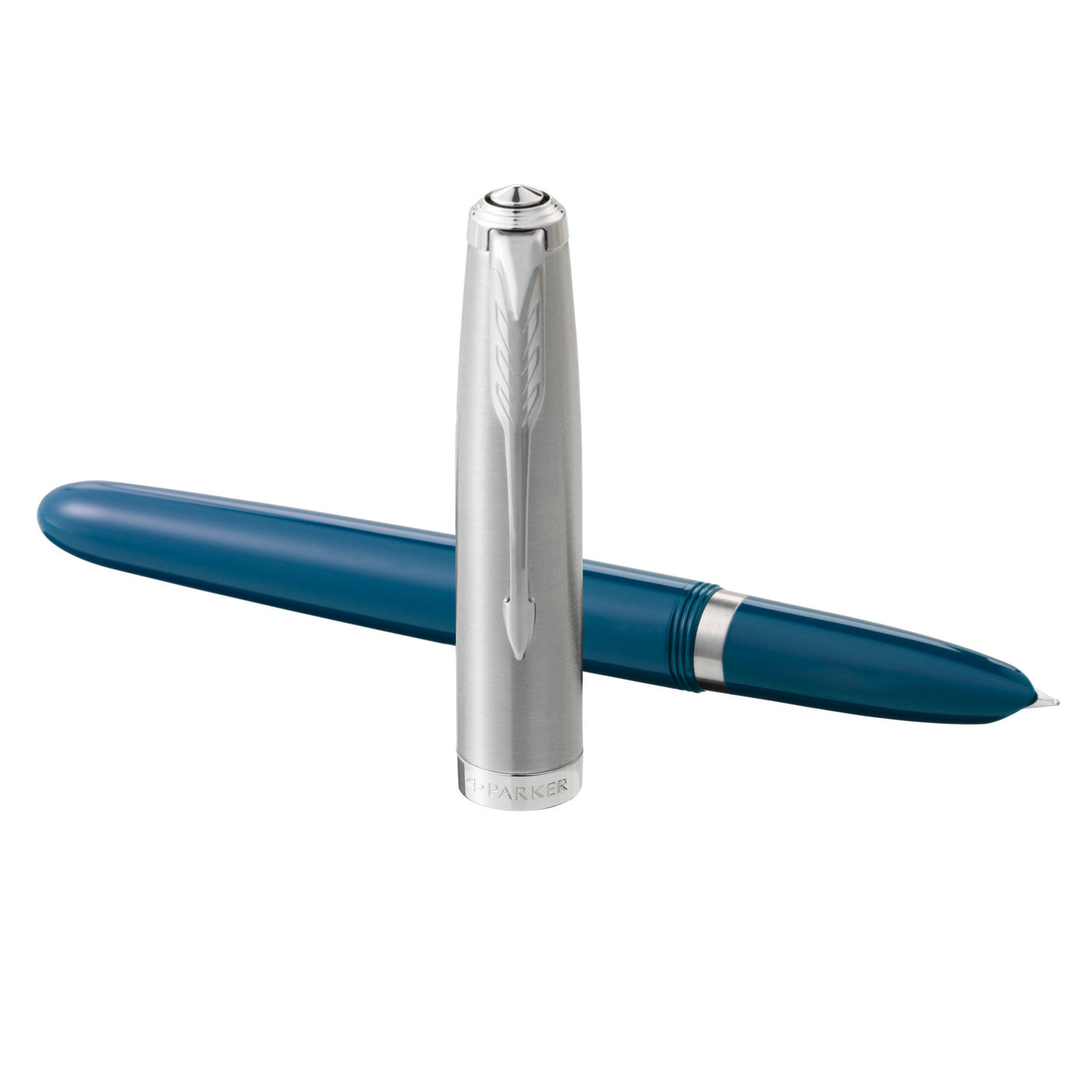 Parker 51 Fountain Pen - Teal Blue | Atlas Stationers.