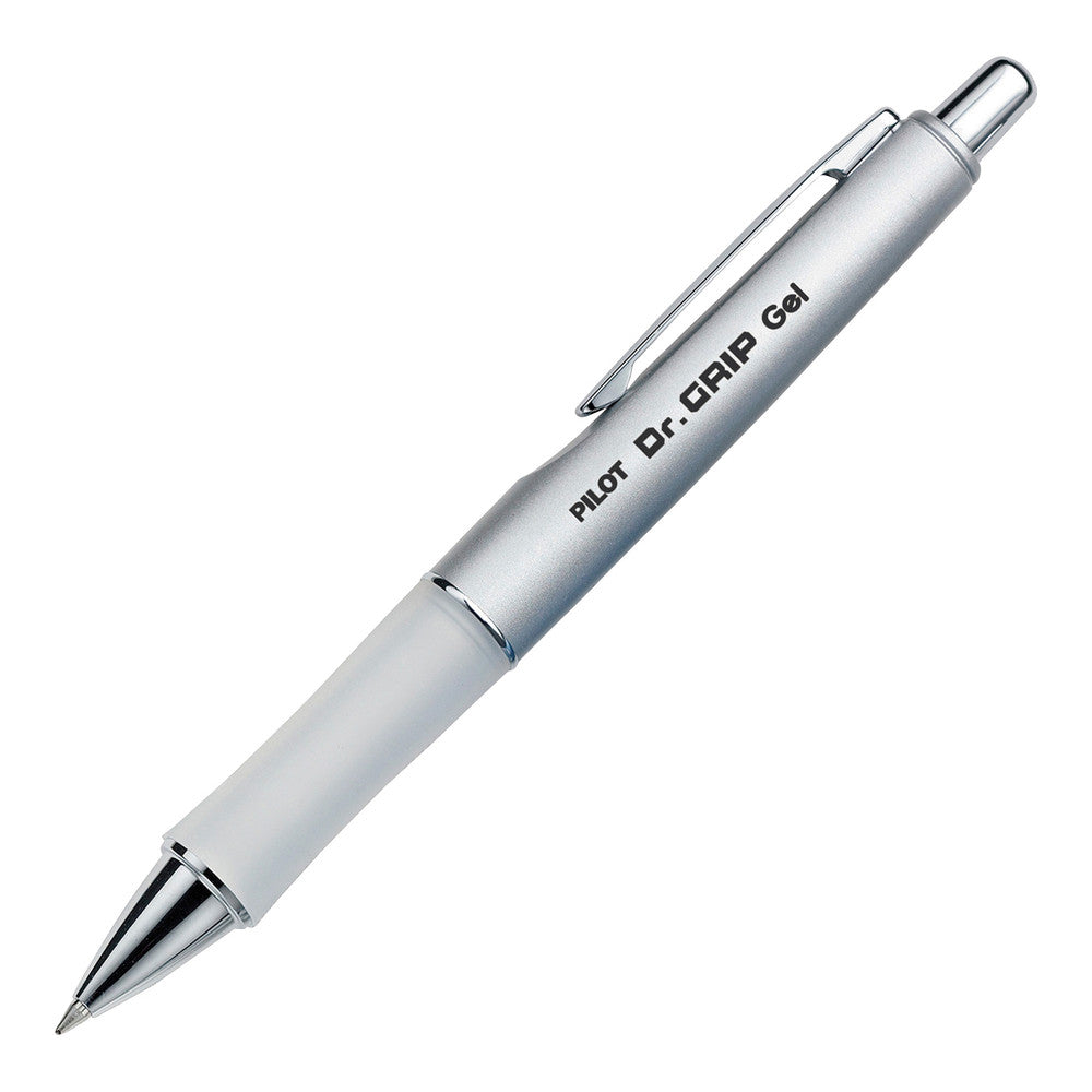 Dr. Grip Gel Pen - Silver | Atlas Stationers.