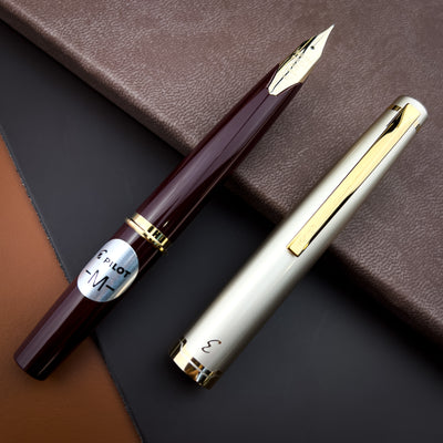 Pilot E95s Fountain Pen - Burgundy | Atlas Stationers.