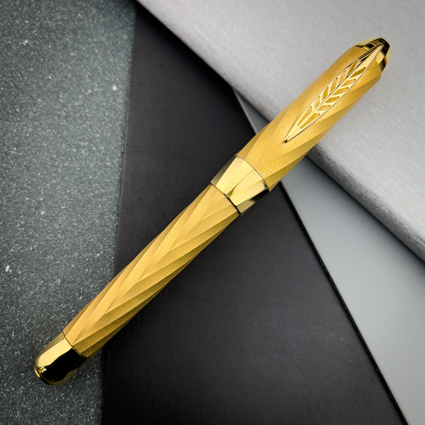 Pineider Matrix Fountain Pen - Gold (Limited Edition) | Atlas Stationers.