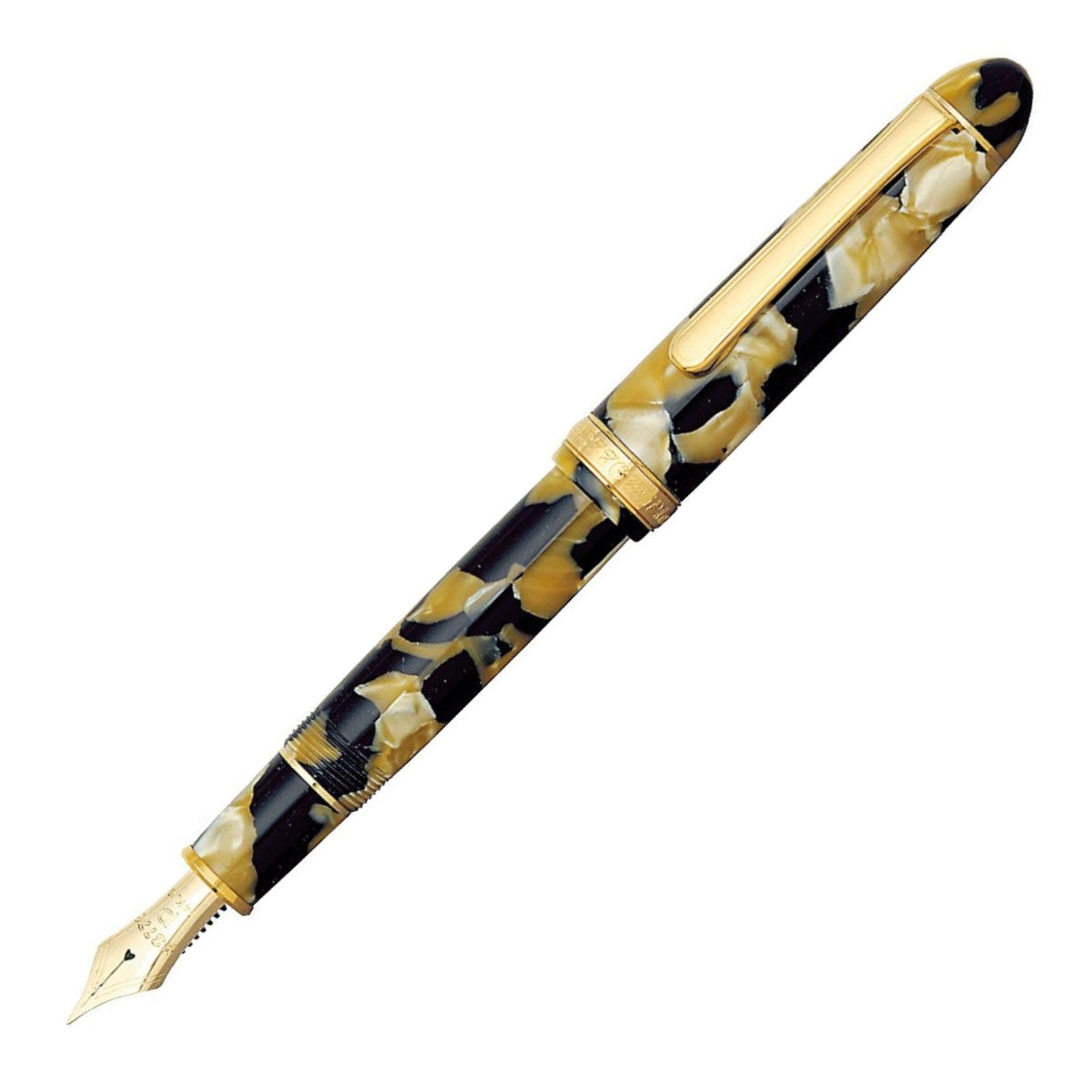 Platinum #3776 Celluloid Fountain Pen - Calico