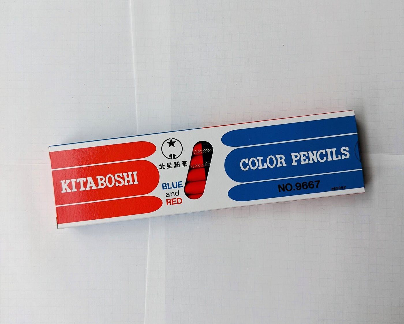 Kita-Boshi Vermillion & Prussian Blue Pencils