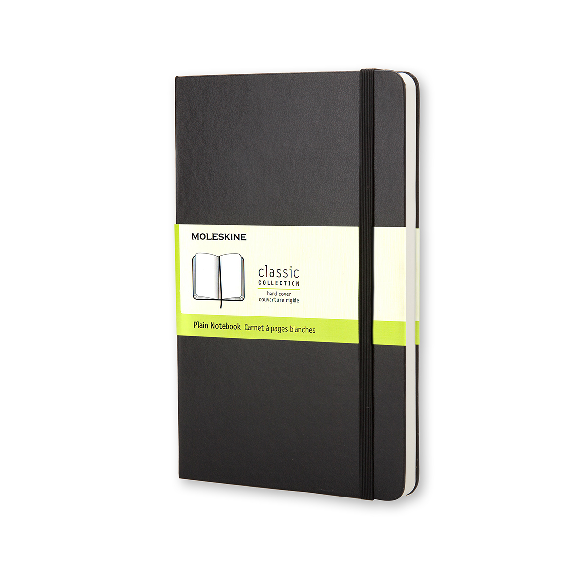 Moleskine Pocket Classic Hard Cover Notebook - Black - Plain | Atlas Stationers.