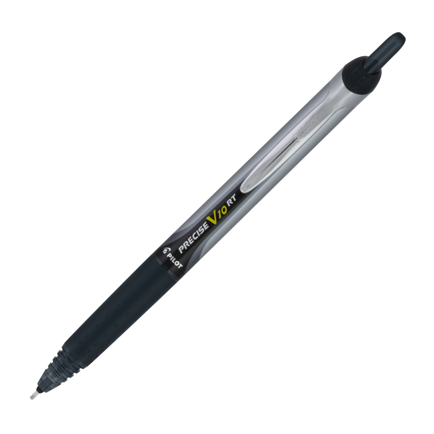 Pilot Precise V10 Retractable Rolling Ball Pen - Black | Atlas Stationers.