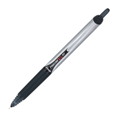 Pilot Precise V5 Retractable Rolling Ball Pen - Black | Atlas Stationers.